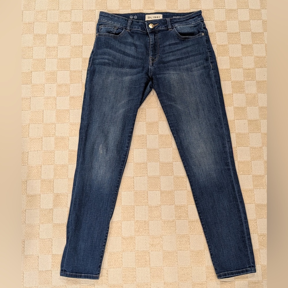 DL1961 Women's Dark Blue Margaux Skinny Jeans